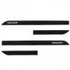 Jogo de Friso Lateral Amarok CD 2010 a 2025 Preto Mystic Alto Relevo