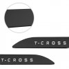 Jogo de Friso Lateral T-Cross 2018 a 2024 Preto Texturizado