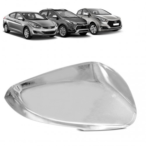 Aplique Retrovisor Elantra Hb20 Hb20x 2012 a 2019 Cromado LD Aplique Retrovisor Elantra Hb20 Hb20x 2012 a 2019 Cromado LD