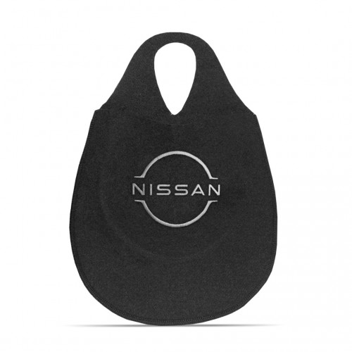 Lixeira Automotiva Cambio Logo Nissan Carpete Bordado Lixeira Automotiva Cambio Logo Nissan Carpete Bordado