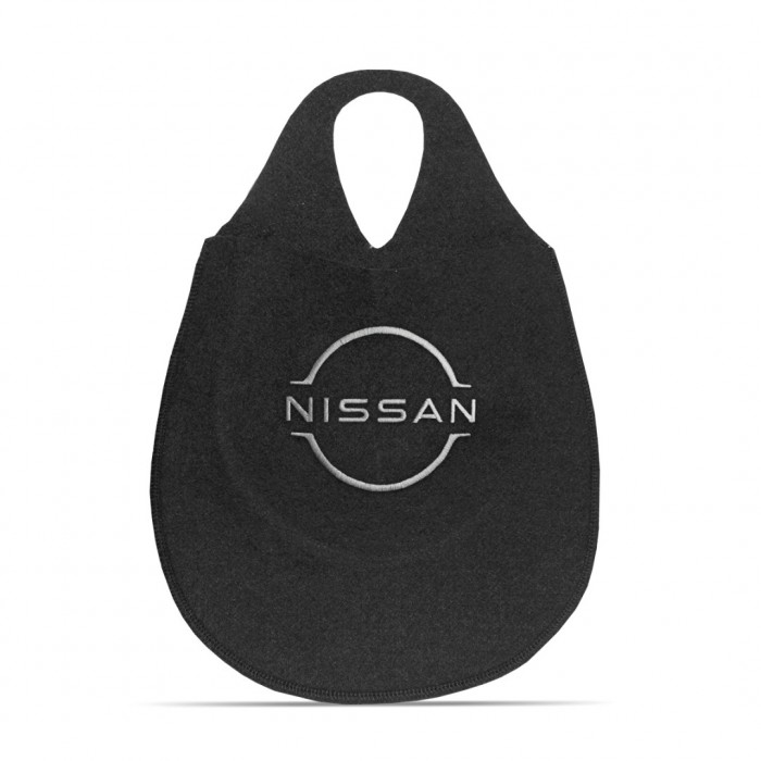 Lixeira Automotiva Cambio Logo Nissan Carpete Bordado Lixeira Automotiva Cambio Logo Nissan Carpete Bordado