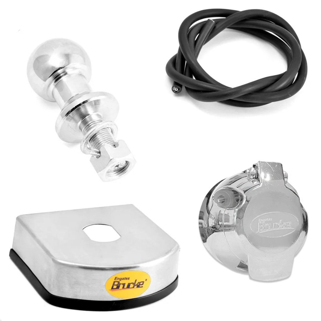 Kit de Engate Fixo Reboque Aço Carbono Brucke